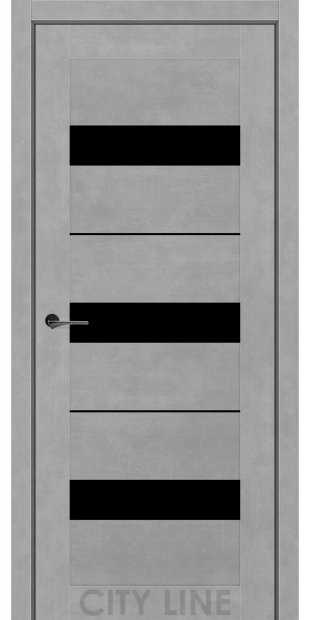 Межкомнатные двери CityLine Express SORANA korfad-express-sorana-beton-cikago-cityline-express-s-cernym-steklom